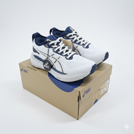 Asics GEL-Kayano 31 Glacier Grey / Pure Gold  אסיקס ג'ל-קייאנו 31 אפור קרחון / זהב טהור