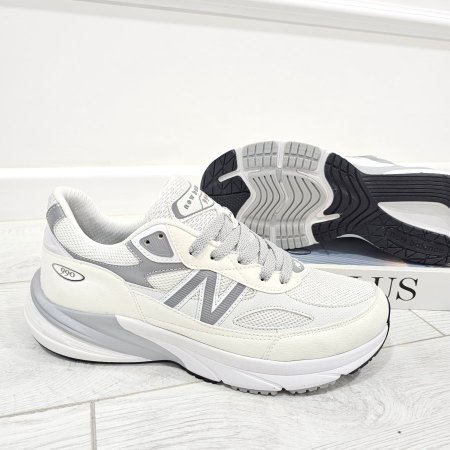 New Balance 990v6 'White Silver' Sneaker נעלי ניו באלאנס 990v6 'לבן כסוף'
