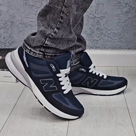 New Balance Men's 990 V5 Running Shoes blue נעלי ריצה לגברים New Balance 990 V5 כחולות