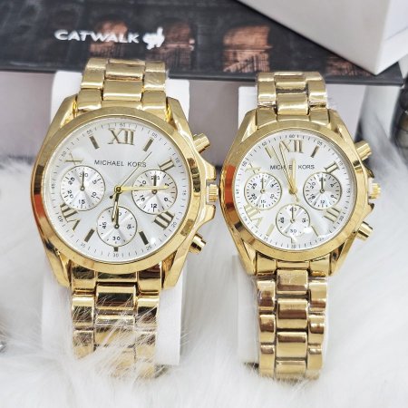 שעון MICHAEL KORS מייקל קורס זהב לזוגות