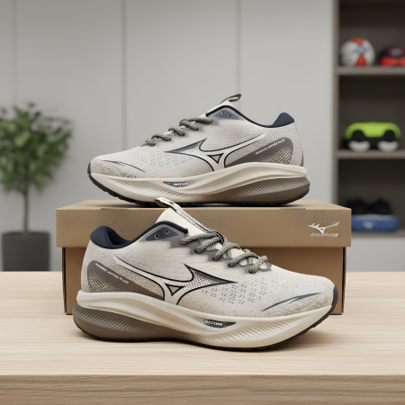 'Mizuno Astro Plus 'Off White Brown מיזונו אסטרו פלוס